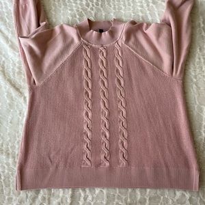 Karen Scott plus size light pink knit sweater. Size (2X).